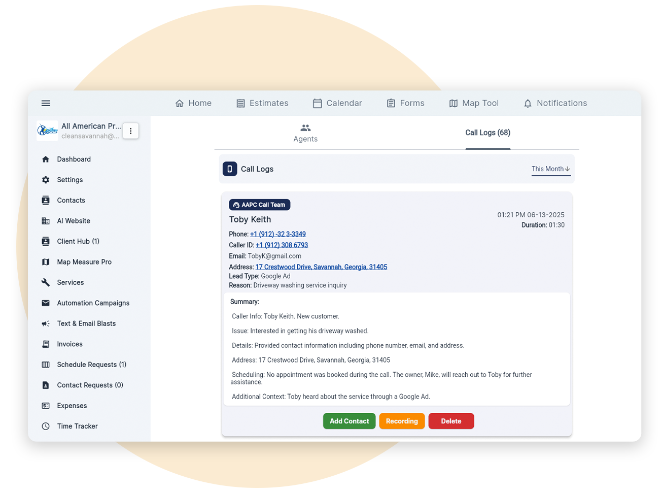 AI Virtual Call Team For Contractors | QuoteIQ AI Call Team