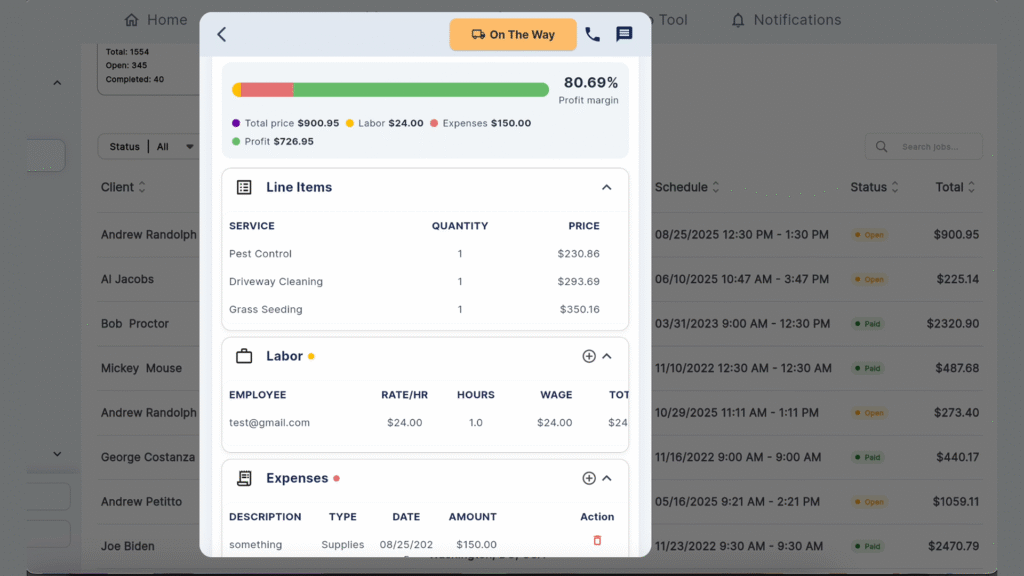 Job Costing In QuoteIQ Job Costing