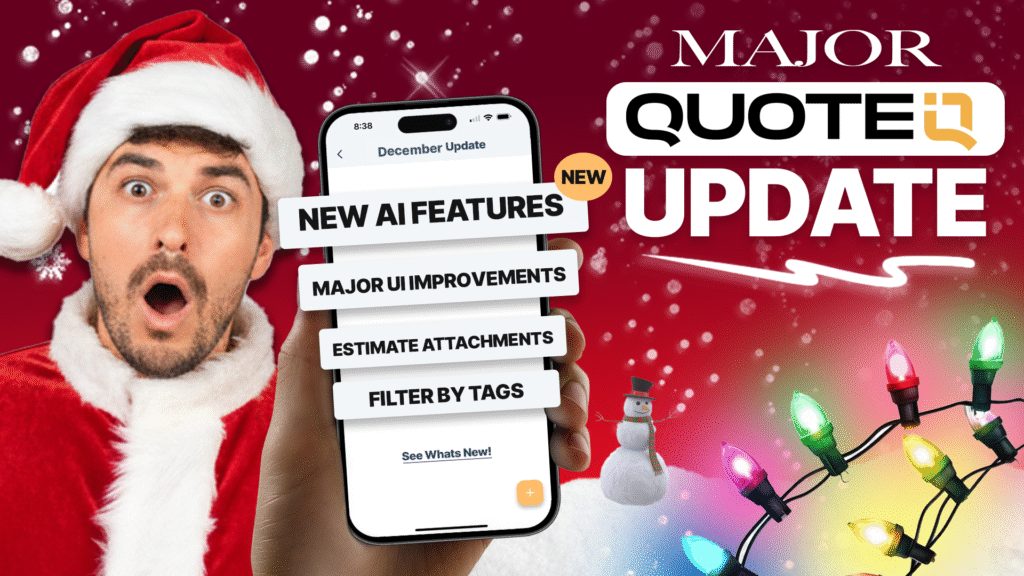 QuoteIQ December 2025 Update: 14 Brand New Features to Run Your Field Service Business Faster 1 QuoteIQ December 2025 Update