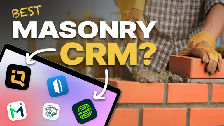 #1 CRM For Masonry Businesses In 2026 | QuoteIQ Masonry Software 40 Best CRM For Masonry Businesses
