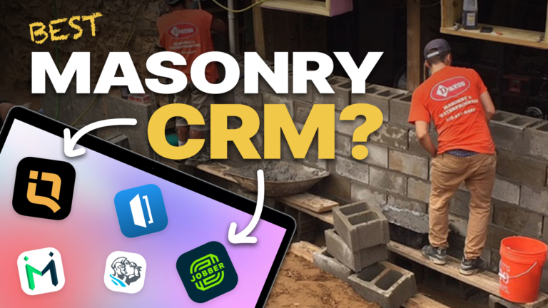 #1 CRM For Masonry Contractors In 2026 | QuoteIQ Masonry Software 39 Best CRM For Masonry Contractors