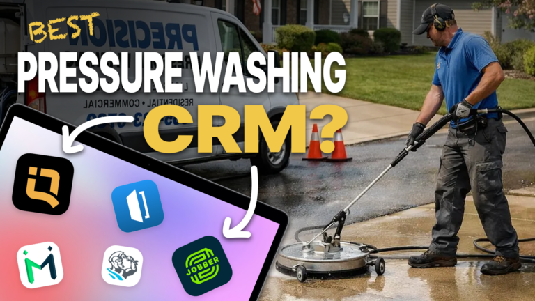#1 CRM For Pressure Washing Business 2026 | Pressure Washing Software 8 CRM For Pressure Washing Businesses QuoteIQ