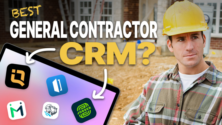 #1 CRM For General Contractors In 2026 | QuoteIQ 36 CRM For General Contractors QuoteIQ