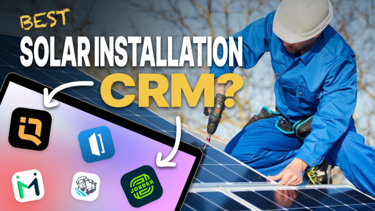 #1 CRM For Solar Panel Installation Businesses In 2026 | QuoteIQ 20 CRM For solar installation businesses