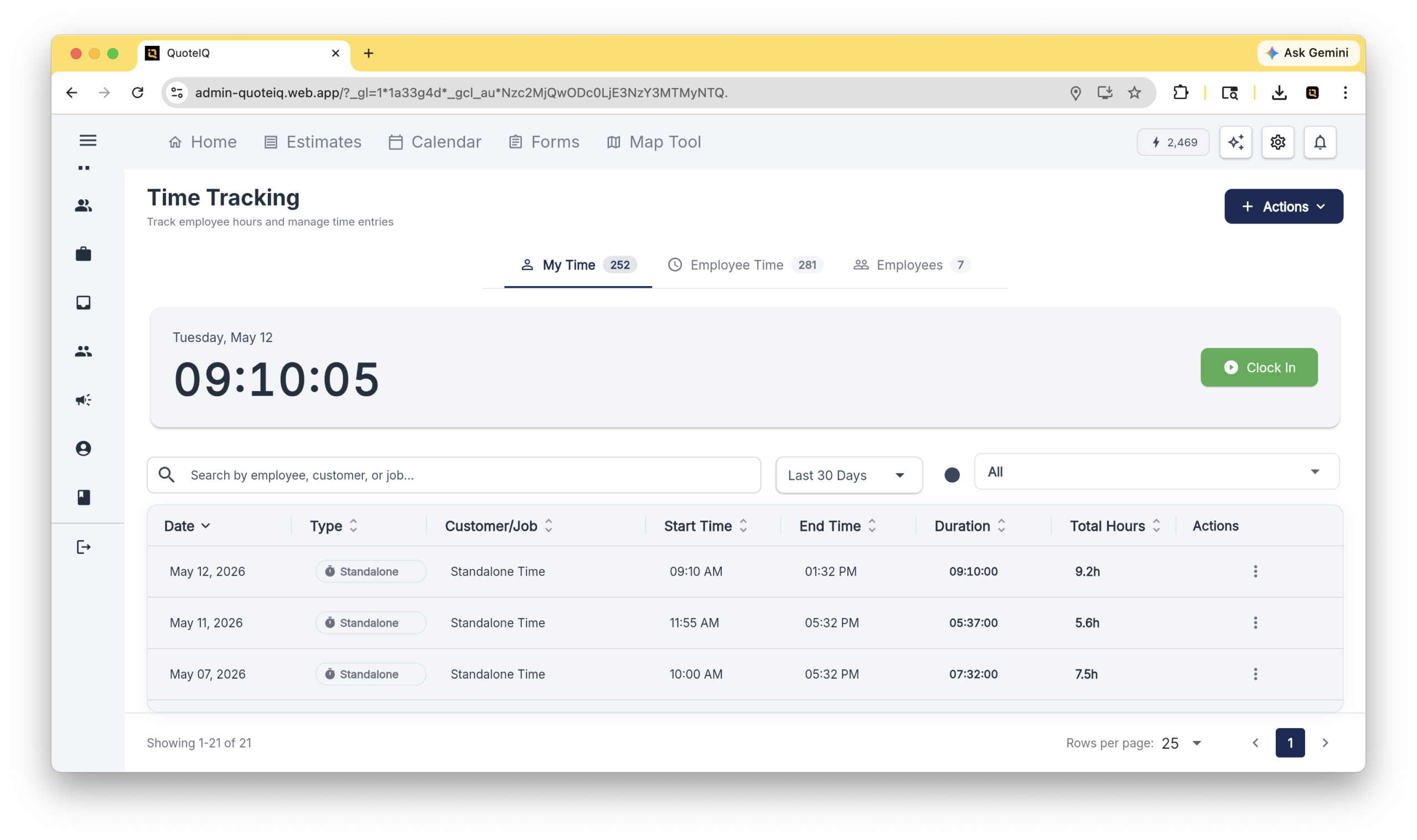 Time Tracking Pro
