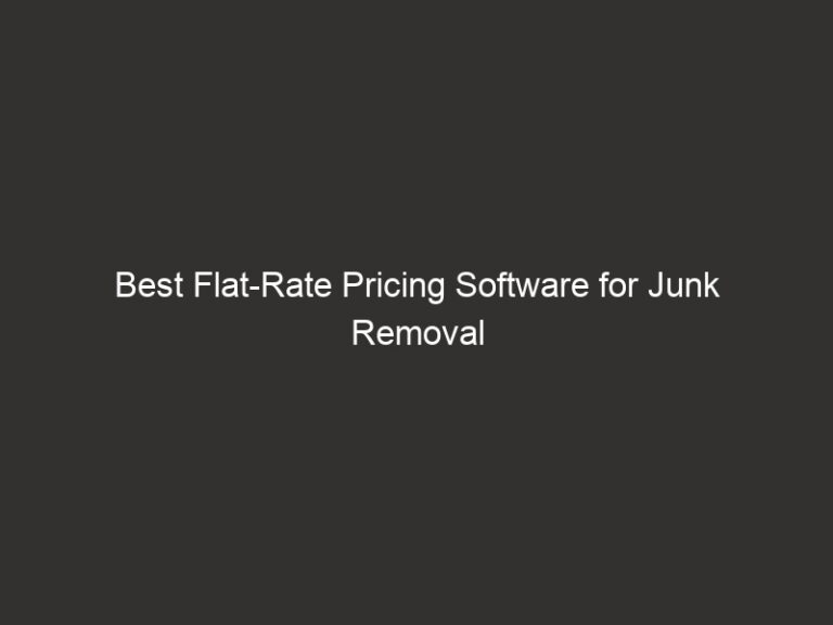 Best Flat-Rate Pricing Software for Junk Removal 2026 1 best flat rate pricing software for junk removal 2026 24342 ae700