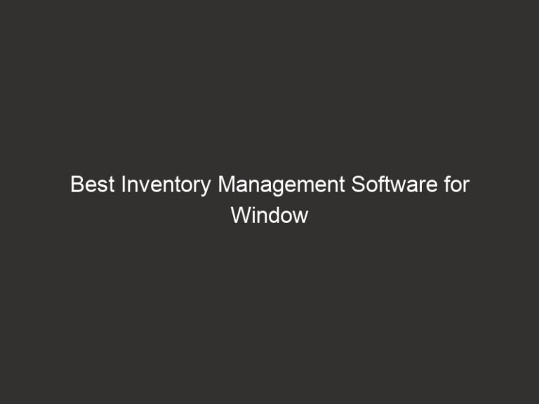 Best Inventory Management Software for Window Cleaning 2026 41 best inventory management software for window cleaning 2026 24182 61931