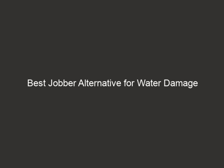Best Jobber Alternative for Water Damage Restoration 38 Best Jobber Alternative for Water Damage Restoration