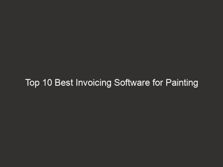 Top 10 Best Invoicing Software for Painting Contractors 2026 | QuoteIQ 5 top 10 best invoicing software for painting contractors 2026 quoteiq 24407 780f5