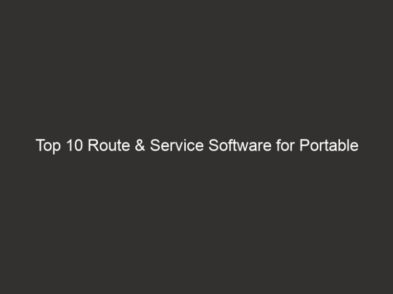 Top 10 Route & Service Software for Portable Toilet Rentals | QuoteIQ 43 top 10 route service software for portable toilet rentals quoteiq 25973 91124