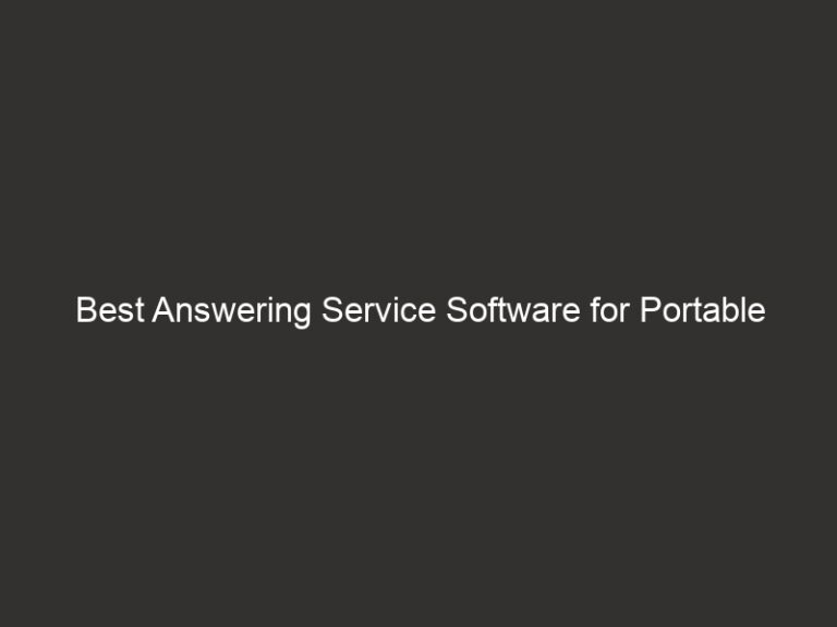 Best Answering Service Software for Portable Restroom 2026 55 best answering service software for portable restroom 2026 27096 bcc29