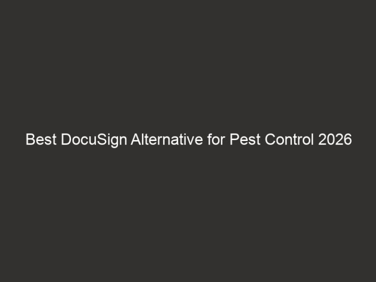 Best DocuSign Alternative for Pest Control 2026 47 best docusign alternative for pest control 2026 28345 33368