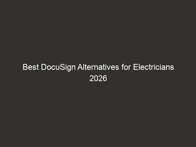 Best DocuSign Alternatives for Electricians 2026 | QuoteIQ 54 best docusign alternatives for electricians 2026 quoteiq 28330 8904b