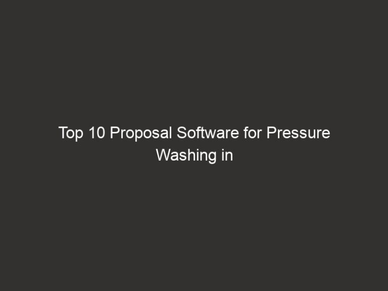 Top 10 Proposal Software for Pressure Washing in 2026 | QuoteIQ 65 top 10 proposal software for pressure washing in 2026 quoteiq 27002 d8ae6
